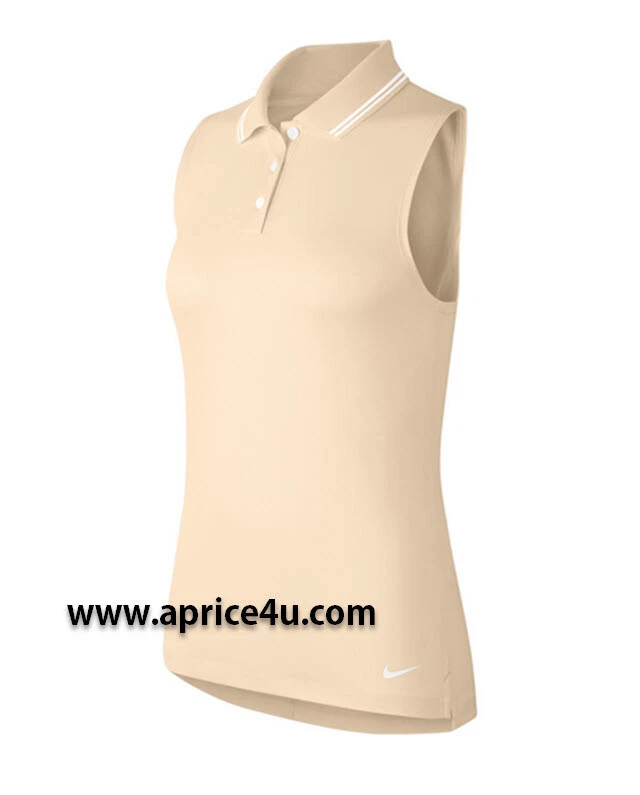 Nike Women’s Victory Dri Fit Sleeveless Golf Polo Black Size Small