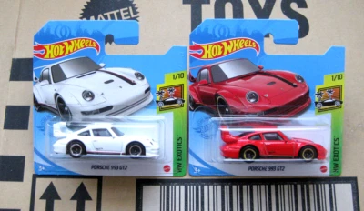 2 Hot Wheels Porsche 993 GT2 HW Exotics 1/10 - Immagine 1 di 4