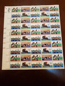Scott USA 1980 Olympics Full Sheet of 50 US 15 Cent Stamps MNH - Picture 1 of 2