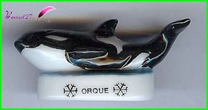Feve Les Mammifères Marin Edition Atlas " L' Orque " Orca Ork #B41 - Imagen 1 de 1