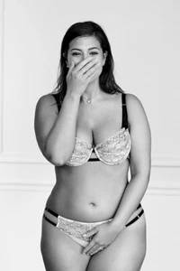 Think Big Sexy Female Model Underwear Black White Wall Home Decor - POSTER 20x30 - Picture 1 of 3