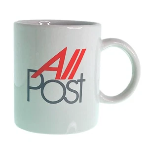 All Post Mug Coffee Cup Hollywood Trade Production Memorabilia Gray Grey Retro - Imagen 1 de 2