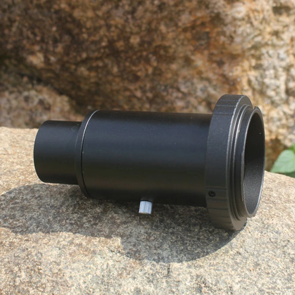 Adaptador para cámara telescópica anillo en T + adaptador de montaje para telescopio de 1,25" + tubo de extensión EE. UU. Foto 1 de 4