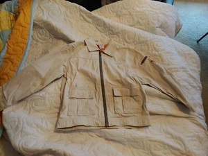 Gymboree Bike Brigade Boys Khaki Jacket Size Small 6 preowned - Picture 1 of 7