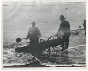 Vintage Echt Foto Nome Strand Bergleute Nome Alaska - Bild 1 von 2