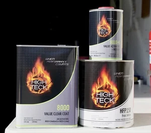 High Teck Frost White Basecoat Paint & Clearcoat GALLON Kit! GM 8624 - Picture 1 of 5
