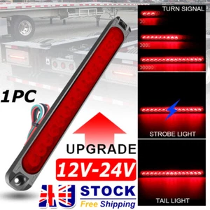 1x LED Tail Light UTE STOP Brake Red Flowing Turn Reverse Strip RV Trailer Flash - Picture 1 of 12