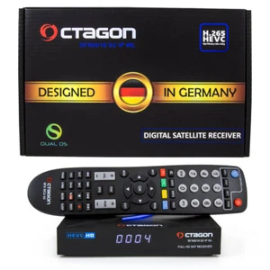OCTAGON SFX6018 S2+IP WL HD H.265 HEVC 1xDVB-S2 E2 Linux Smart TV Sat Receiver - Bild 1 von 4