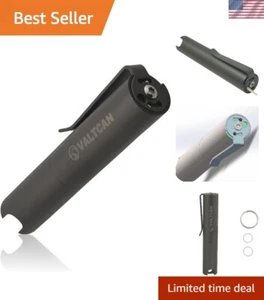 Porta stuzzicadenti dispenser sale titanio contenitore portachiavi tascabile Valt_E3 Por... - Foto 1 di 9