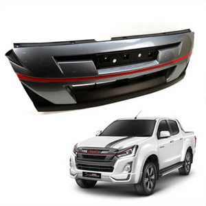 Fits Isuzu D-Max 1.9 Power 2018 19 X-Series Front Grill Grille Grey Red Trim - Picture 1 of 7