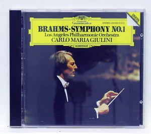 CARLO MARIA GIULINI ⸺ BRAHMS Symphony no.1 ⸺ DGG CD full silver NM - Bild 1 von 2