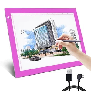Light Pad Drawing A4 Tracing Light Table LED Copy Board Ultra-Thin Display Pa... - Picture 1 of 6