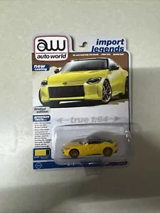 Auto World escala 1:64 2023 Nissan Z modelo coche lanzamiento 3 versión B #6 amarillo# - Imagen 1 de 6