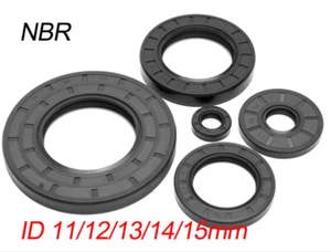 TC Skelett Öldichtringe Wellendichtringe NBR Doppellippe ID 11/12/13/14/15mm - Bild 1 von 10