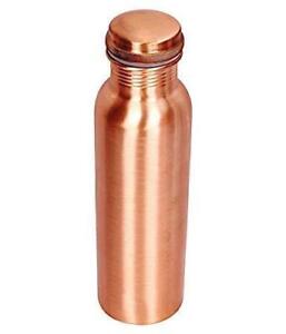 Pure Copper Water Bottle For Ayurveda Health Benefits Leak Proof Free Shipping