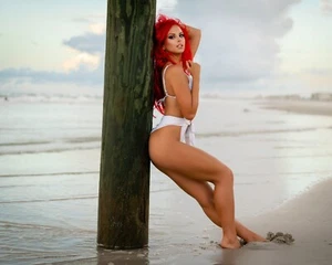 HARLEY CAMERON SINGER MODEL WRESTLER BKFC RING GIRL Unsigned 8x10 Photo #4 - Picture 1 of 1