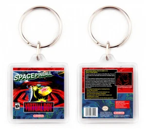 SPACE PINBALL NINTENDO VIRTUAL BOY LLAVERO KEYRING - Imagen 1 de 1