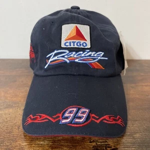 Jeff Burton 99 Citgo Roush Racing NASCAR Mütze marineblau und rot neu mit Etikett - Bild 1 von 5