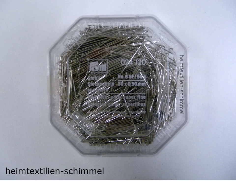 PRYM Stecknadel Nadeln Stecknadeln Stahl gehärt. 024120