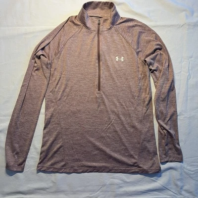 Under Armour Women's Performance Heat Gear Half-Zip Pullover Long Sleeve size L - Image 1 of 4