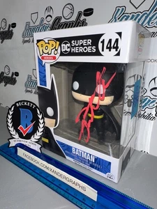 JENSEN ACKLES BATMAN DC COMICS 144 SIGNED AUTOGRAPHED FUNKO POP-BAS BECKETT COA - Picture 1 of 10
