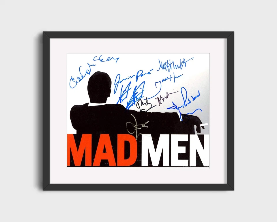 Mad Men - Don Draper Silhouette - Autograph Print - Image 1 of 1