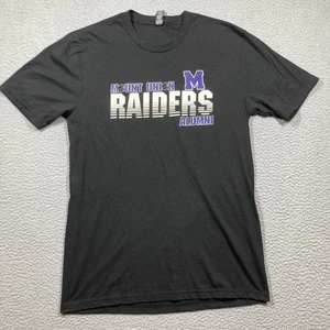 T-shirt Mount Union Raiders Alumni adulto media nera manica corta Alliance Ohio - Foto 1 di 8