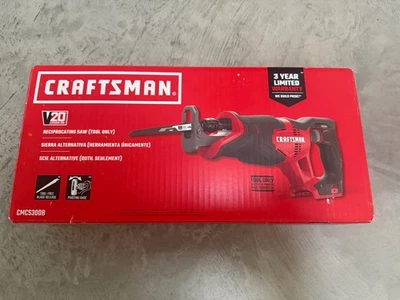NEW & SEALED CRAFTSMAN V20 LITHIUM ION RECIPROCATING SAW (TOOL ONLY) CMCS300B - Image 1 of 2