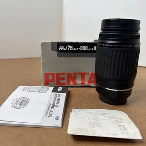 Pentax 75-300mm f4.5-5.8 SMC FA J AL Lens - Picture 1 of 24