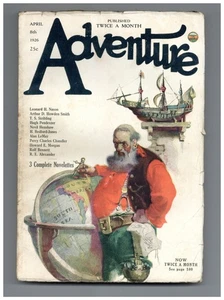Adventure Pulp/Magazine Apr 8 1926 Vol. 58 #1 VG/FN 5.0 - Picture 1 of 4