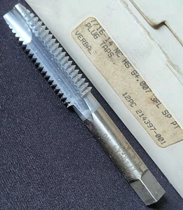 7/16"-14 UNC G + .007 Spiral Point Plug Tap 3 Flute High Speed Netco Cromclad - Picture 1 of 7