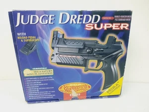 JUDGE DREDD GUNCON LIGHT GUN CONTROLLER SEGA SATURN SONY PLAYSTATION UNTESTED - Picture 1 of 13