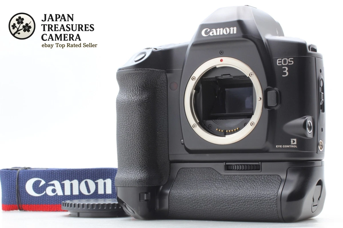 Canon キャノン EOS-3 ボディ＋ PB-E2 フィルム一眼レフカメラ
