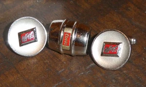 Set Schlitz Bierfassdeckel Manschettenknöpfe und Coors Fass Krawattennadel!! - Bild 1 von 3