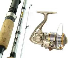 SAMBO MENACE 7' 8kg Carbon Fibre Spinning Fishing Rod and Reel Combo Bream Trout - Picture 1 of 11