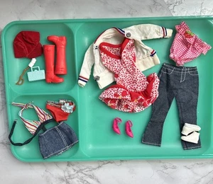 Barbie Clothes Mix & Match Fashion Ave My Scene Lot Summer Strawberry Vtg Red - Picture 1 of 24
