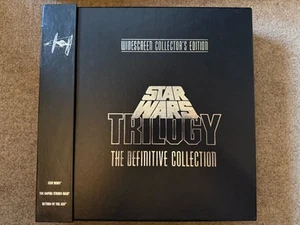 Star Wars Trilogy Definitive Collection Edition 9 Laserdisc Set+Extras See Video - Foto 1 di 14