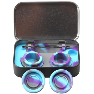 XIFEI portable stainless steel tin box 2-5ml silicone container jars, non-sti... - Picture 1 of 5