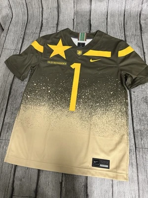 NWT Men’s Nike Army Black Knights Football Jersey Medium Untouchable Green - Image 1 of 4