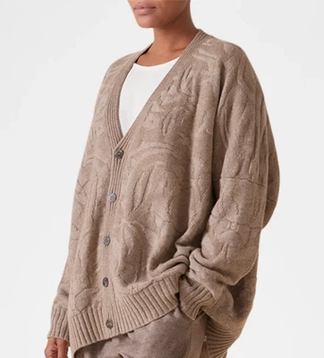 Новый Eskandar Моголов гвоздики сад дизайн кардиган O/S - Изображение 1 из 4