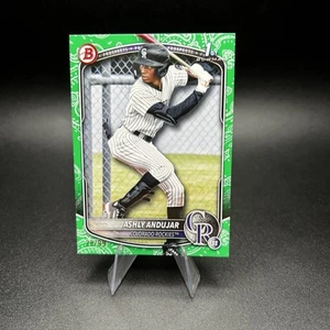 2025 Bowman 1st Bowman Green Bandana Bp-20 Ashly Andujar /99 - Bild 1 von 10
