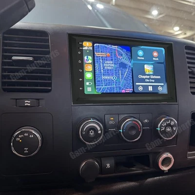 For 2007-2013 Chevrolet Silverado Apple CarPlay Android Radio Stereo DSP AHD - Image 1 of 4