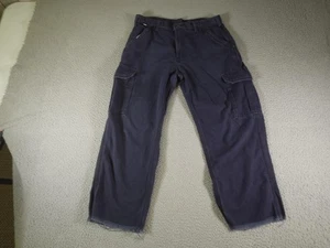 Carhartt FR Pants Mens 34x27 Blue Flame Resistant Cat 2 Original Fit ATPV 12 - Picture 1 of 16