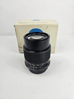 Minolta MD 135mm 1:3.5 Lens 49MM Sliding Hood With Original Box Great Condition  - Image 1 of 4