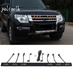 Lámpara de rejilla 1X de malla delantera superior delantera para Mitsubishi Pajero Montero 14-19 - Imagen 1 de 11