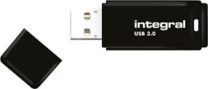 Neu Integral 128GB USB Stick Schwarz 3.0 Memory Flash Drive NEU