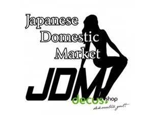 JDM JAPANESE DOMESTIC MARKET L 2062 12x10 cm // Sticker JDM Aufkleber Frontschei - Picture 1 of 2