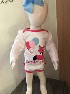 Girls 12 - 18 Months 1st Birthday One Piece Outfit - Picture 1 of 5