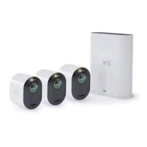 NEW Arlo Ultra 2 4K UHD Wire-Free Security 3-Camera System - White *AU STOCK* - Picture 1 of 5