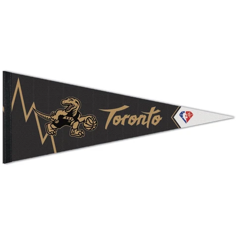 TORONTO RAPTORS CITY NBA 75TH ANNIVERSARY ROLL UP FELT PENNANT 12"x30" WINCRAFT Cover